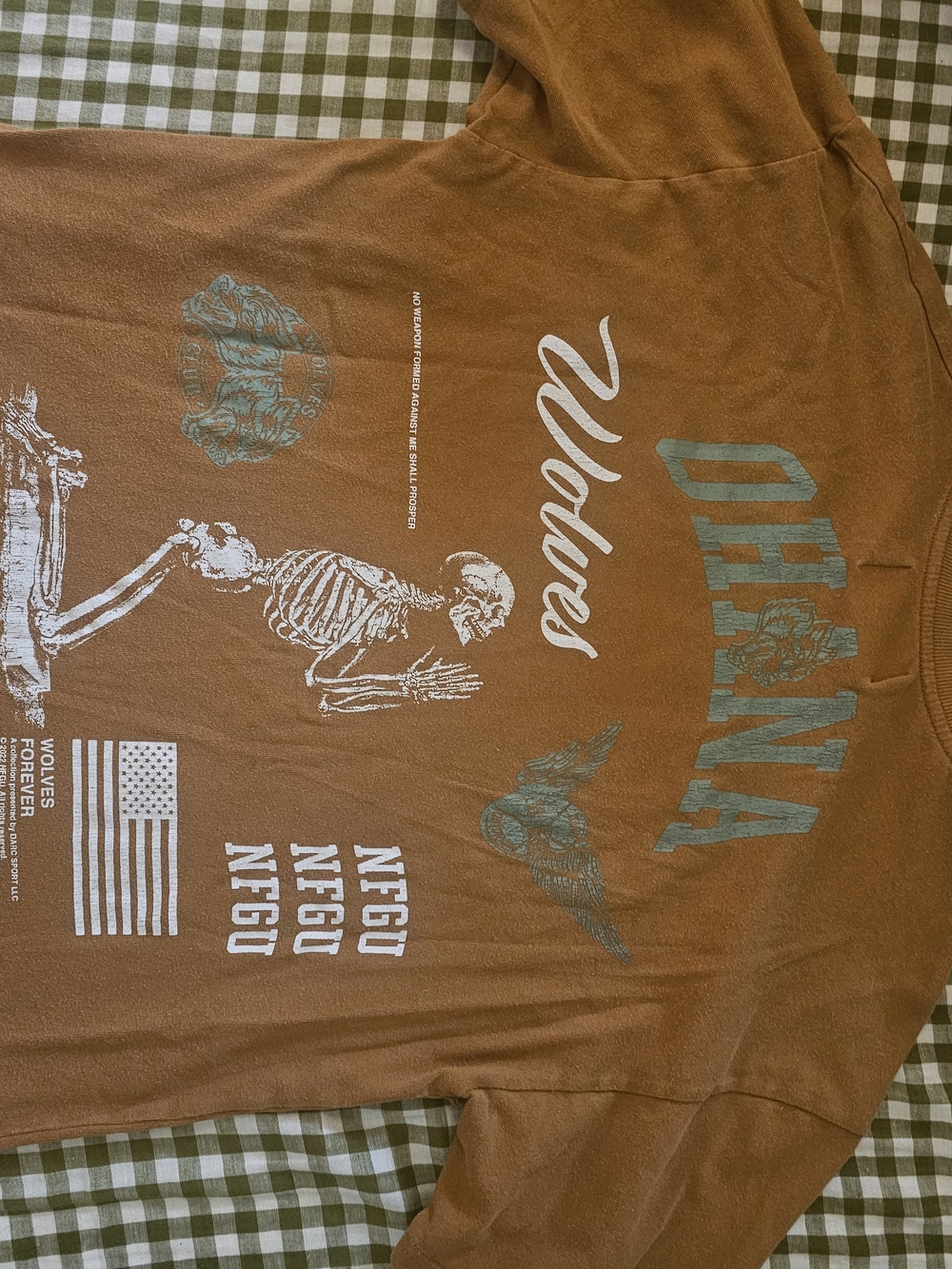 Darc Sport Men's Chest-Logo Short Sleeve Tee in Warm Brown - Picture 3 of 3